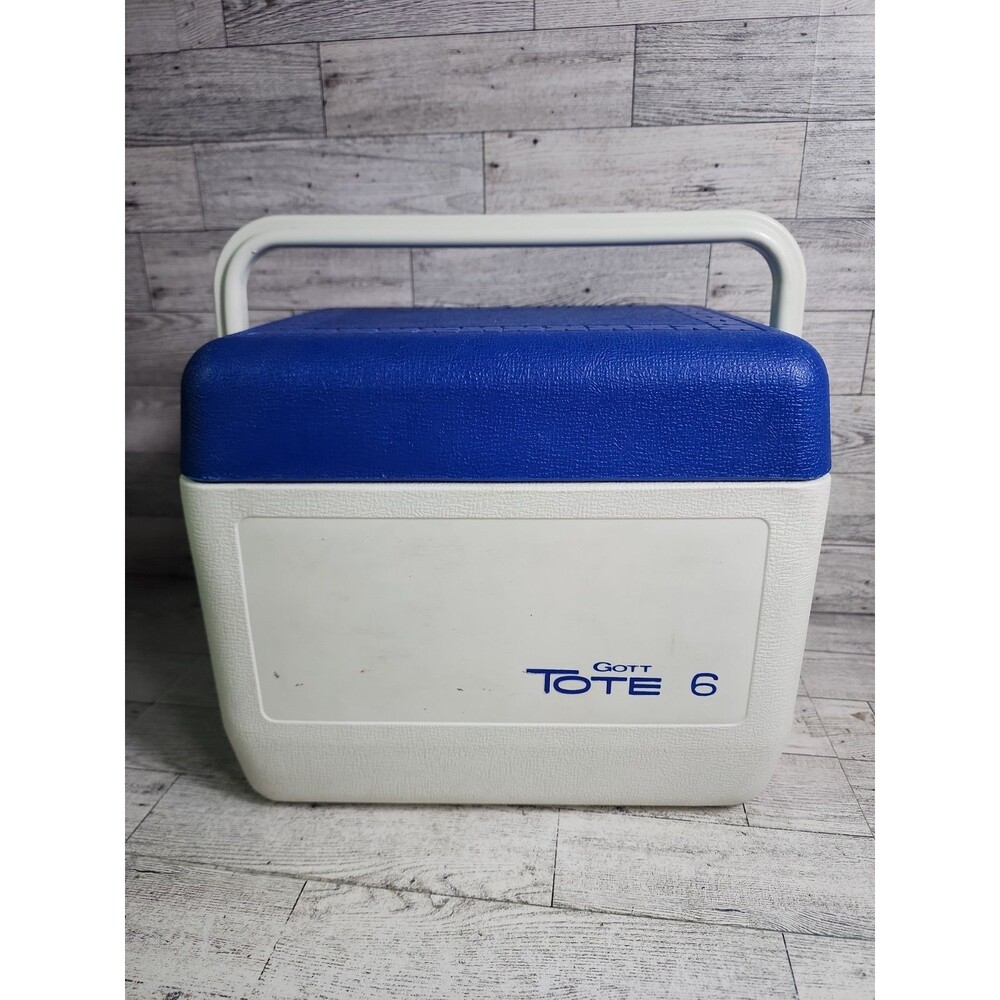GOTT TOTE 6 Vintage Personal COOLER Ice Chest Lunch Model 1806 Made In USA